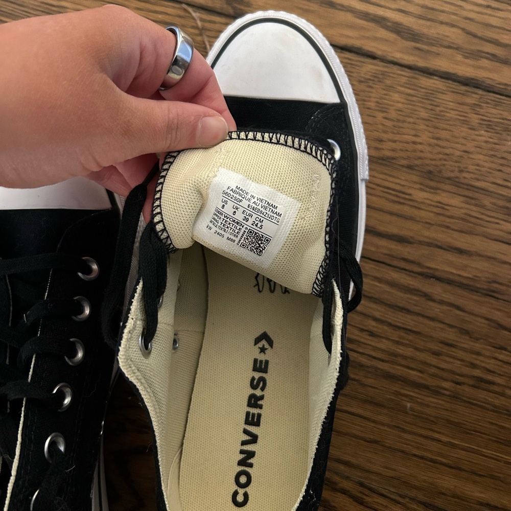 Converse Black and White Sneakers